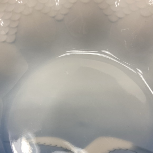 B&G Kjobenhavn Denmark Round Ruffled Scalloped Seagull Candy Serving Dish Vtg - Picture 8 of 8